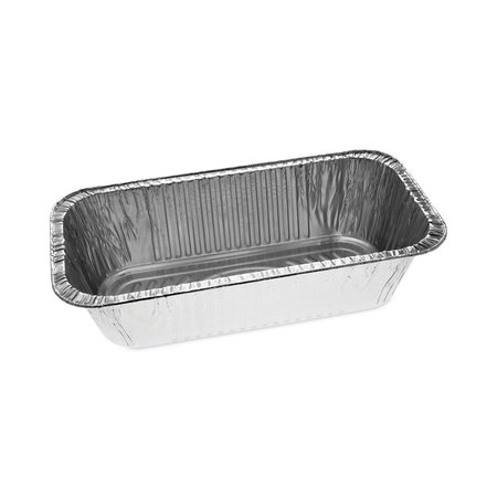 PACTIV EVERGREEN Aluminum Steam Table Pan, One-Third Size Deep Loaf Pan, 3" Deep, 5.9 x 8.04, 200PK Y6062XH